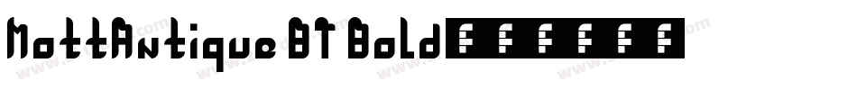 MattAntique BT Bold字体转换